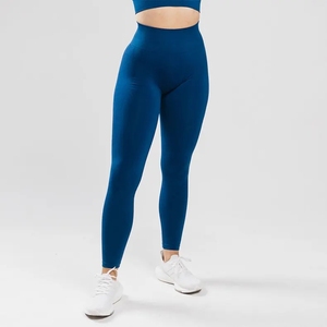 Pantalones de gimnasio de cintura alta para mujer, mallas de yoga OEM personalizables para entrenamiento físico - Product Image 2