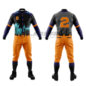 Nouveau 2025 ensemble d'uniformes de baseball sublimés personnalisés avec maillot et pantalon en tissu respirant évacuant l'humidité, parfait pour la vente - Product Image 6
