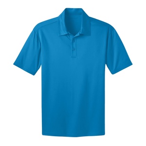Chemises polo de sport pour hommes Logo personnalisé Respirant Séchage rapide Coton Polo de golf T-shirt Broderie Coupe ajustée OEM Vêtements polo - Product Image 1