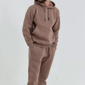 Conjunto de pantalones de chándal y Sudadera con capucha de algodón informal para hombre, ropa de calle holgada unisex, conjunto de chándal personalizado para hombre - Product Image 4