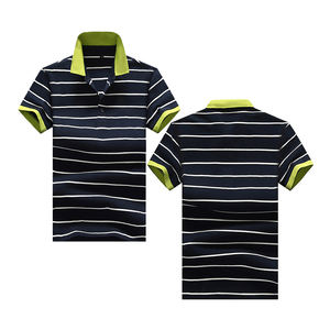 2026 été saisons hommes Polo respirant Stretch tricot T-Shirt coupe régulière à manches courtes col haut - Product Image 4