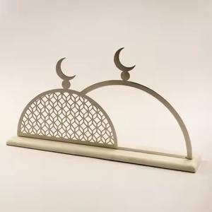 Décoration de Ramadan en métal, centre de table avec motifs artisanaux, parfait pour embellir les intérieurs pendant le Ramadan - Product Image 4