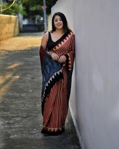 Nouvelle collection de saris en soie ethnique Gaji pour adultes avec motif floral - Product Image 3
