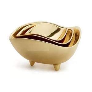 Modern & Luxury Aluminum <b>Bowl</b> Use as metal fruit <b>bowl</b> Usage flower dining table home decor restaurant hotel made in India 2023 - Product Image 5