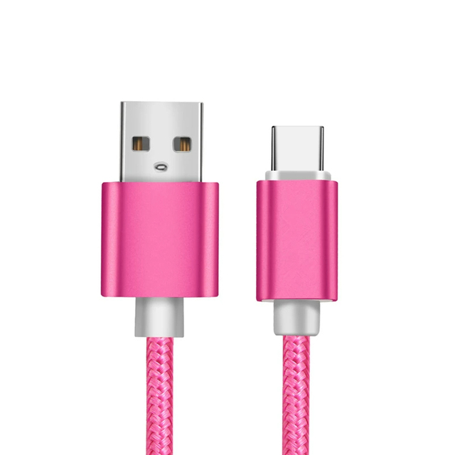 Braided USB C Type-C Fast Charging Data Cable for Samsung S8 S9+ S10 Note9 A5 USB Type C Data Charger 1M 2M 3M Lengths Available