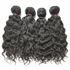Extensions de Cheveux Indiens Remy de Luxe en Gros, 24 Pouces, 100g, Lisses et Ondulés, Tissage Simple et Double Trame Faite à la Machine - Product Image 1
