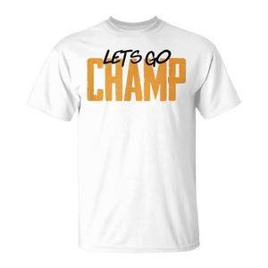 T-shirt promotionnel de motivation pour la boxe Lets Go Champ - Product Image 1