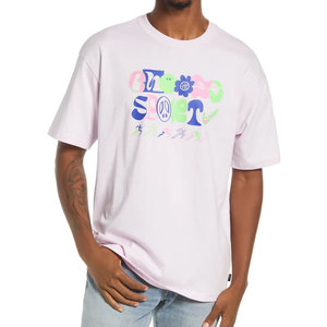 Camiseta con estampado personalizado para hombre y mujer, camisa de cuello redondo con impresión de imagen personalizada, 100% algodón, 220gsm, OEM - Product Image 5