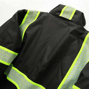 Chaqueta de Seguridad de Construcción con Logotipo Personalizado, Reflectante, Impermeable, Ignífuga, Antibacteriana, de Microfibra - Product Image 4