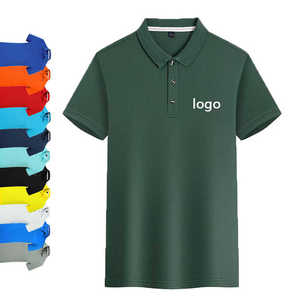 Personnalisé pour hommes Premium pour Polo sans couture glace soie éponge tissu à manches courtes haut de fitness avec coupe ample motif solide - Product Image 1