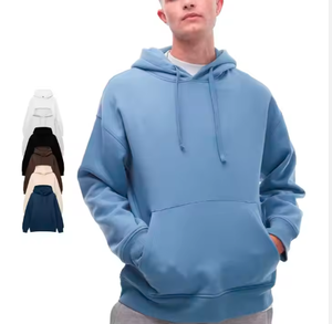 Sweat à capuche personnalisé pour hommes, sweat à capuche surdimensionné à épaules tombantes, sweat à capuche de rue lourd et décontracté - Product Image 1