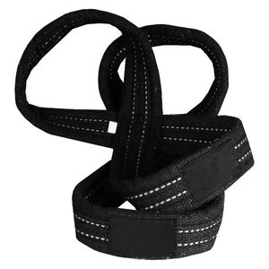 2025 Heavy Duty Fitness Rembourré Coton Respirant Anti-Dérapant Figure 8 Haltérophilie Deadlift Logo Personnalisé Levage Gym Sangles - Product Image 2