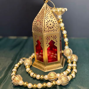 handmade Recycled Iron & Glass Lantern in many <b>colours</b>, Little Moroccan Lantern, Mini Glass Lantern, Moroccan Tealight Lantern - Product Image 1