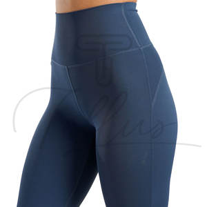 Nouveau design tendance, leggings de yoga épais en tricot à taille haute pour femmes, vêtements de sport d'hiver, salle de sport, fitness - Product Image 3