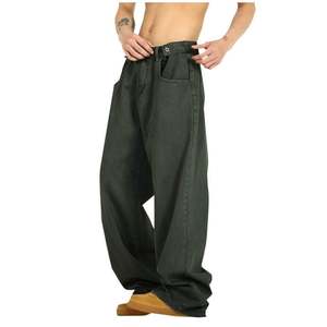 กางเกงยีนส์สีเทาดำสำหรับผู้ชายสีดำฤดูใบไม้ร่วงสีดำสีน้ำเงินเข้มกางเกงยีนส์ผู้ชายกางเกงยืดผ้าฝ้าย Caaual แบบคลาสสิกขนาด40 42 44 - Product Image 5