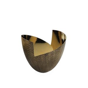 ชามเสิร์ฟช็อคโกแลตชามตกแต่งสีทองทำจากสเตนเลสสตีลดีไซน์สุดหรู - Product Image 1