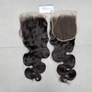 Extensiones de cabello humano con nudos pequeños, encaje suizo HD, cierre de encaje transparente, cabello frontal, para todas las texturas, onda corporal, para hacer pelucas - Product Image 6