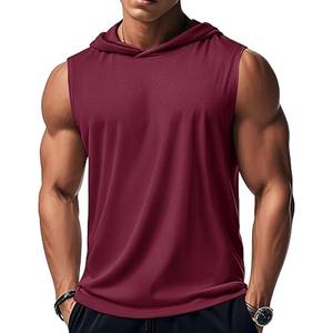 Respirant hommes débardeur pour hommes vêtements de sport hommes débardeur Fitness porter sur mesure débardeur fabriqué par robe de sport - Product Image 1
