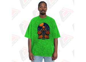 Stylish <b>Women's</b> Acid Wash T-<b>Shirt</b> Eco-Friendly Appliques Patches 100% Cotton Comfortable Trendy Design <b>for</b> Summer Denim Batik - Product Image 3