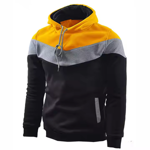 Nuevo logotipo personalizado sudaderas con capucha para hombre fabricante francés Terry de gran tamaño transpirable paneles de serigrafía sudaderas con capucha para hombres - Product Image 2