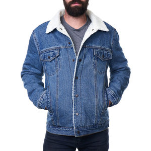 Produit à succès Nouvelle conception Veste en jean pour homme en coton de qualité supérieure Vestes en jean pour homme - Product Image 1