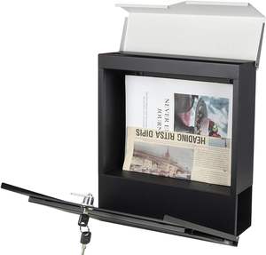 Wholesale Commercial Stainless Steel Mailboxes Modern Outdoor <b>Wall</b> Mount Design with Functionality to Hang Use As a <b>Wall</b> <b>Vase</b> - Product Image 2