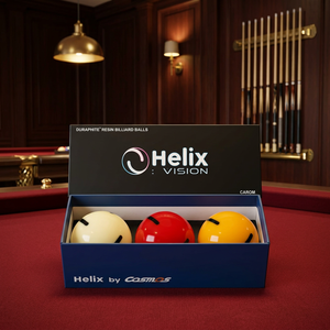 Bolas de Billar Diamond - Carom Helix Vision Black, Juego de 3 Cojines, 61.5mm |   Balón Oficial de la PBA |   Hecho en Corea |   Resina Fenólica - Product Image 1