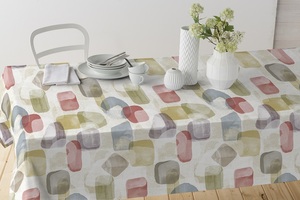 Tovaglia in tessuto antimacchia Sumba, 140 cm (Dintex 42870) - Product Image 1
