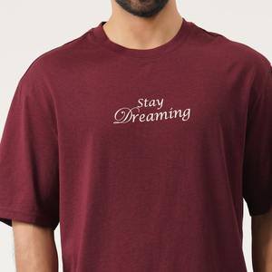 Directo de fábrica al por mayor de algodón con estampado personalizado 240 GSM Drop Shoulder Cool Fit Streetwear camiseta de gran tamaño - Product Image 2