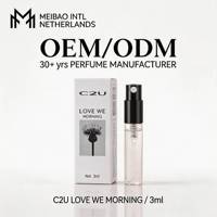 Échantillon C2U OEM, logo personnalisé, marque privée, vente en gros, mini-parfum pour femmes, 3 ml, parfum floral vintage à la vanille