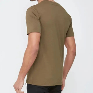 2025 haute qualité unisexe coton lourd luxe haute qualité graphique uni simple surdimensionné t-shirt pour hommes et femmes - Product Image 1