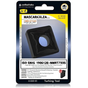 ISO SNMG 190612E-NMRT7335 D. 7.94mm MT-CVD Inserto de Torneado Indexable con Recubrimiento, Paquete de 10 para Herramientas y Fabricación - Product Image 2