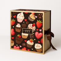 Boîte cadeau pliable magnétique personnalisable avec carton rigide durable pour un emballage de marque haut de gamme