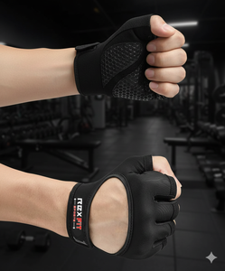 Best Sale Pure Quality Half-Finger Gym <b>Gloves</b> Wrist Support <b>Gloves</b> Breathable Gym <b>Gloves</b> for Unisex Heavy Duty <b>Lifting</b> <b>Gloves</b> - Product Image 1