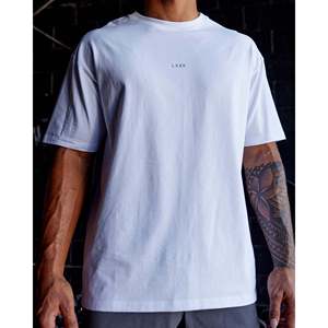 T-shirt en coton blanc surdimensionné et épais 300 GSM pour impression sérigraphique - Product Image 2