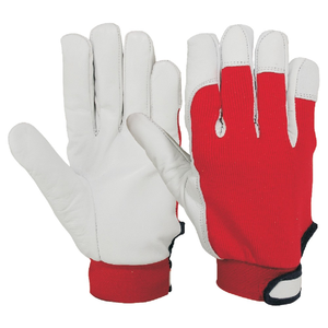 OEM Precio al por mayor Full Palm Safety Guantes de trabajo de cuero de vaca Guantes de trabajo industriales - Product Image 3