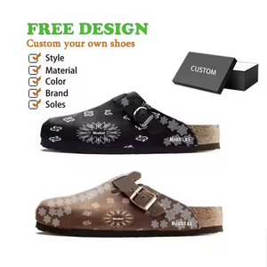 <span class=keywords><strong>Zuecos</strong></span> Unisex Personalizados al por Mayor, <span class=keywords><strong>Zuecos</strong></span> <span class=keywords><strong>de</strong></span> Corcho y Gamuza <span class=keywords><strong>para</strong></span> Mujer y <span class=keywords><strong>Hombre</strong></span>, Pantuflas Antideslizantes, Mules - Product Image 1