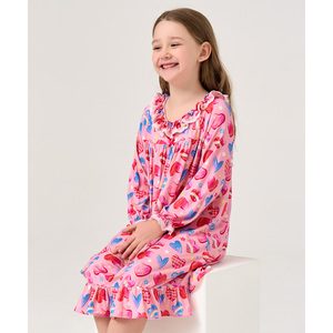 Camisón de Manga Larga de Viscosa de Bambú Sostenible para Mujer, con Logotipo Personalizable, Cierre de Cintura con Cordón, Tejido, Suministro ODM - Product Image 3