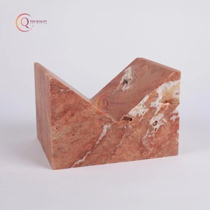Luxury Home Decoration Bookends Rose <b>Gold</b> Color Marble Desk Organizer <b>Book</b> Ends From Indian Manufacturer Supply In Low Price - Product Image 4