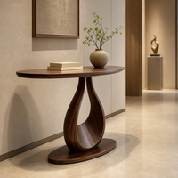 Nouvelle console murale d'entrée en bois massif de noyer noir d'Amérique du Nord de style chinois, origine Chine