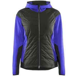 Veste matelassée d'hiver à contraste de couleur personnalisée, veste décontractée en patchwork, veste gonflante, veste softshell pour homme - Product Image 4