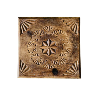 Salvamanteles de Madera con Nudo Celta Cortado con Láser Personalizado, Resistente al Calor, Decorativo, Estilo Boho, Mandala para Ollas y Sartenes - Product Image 4