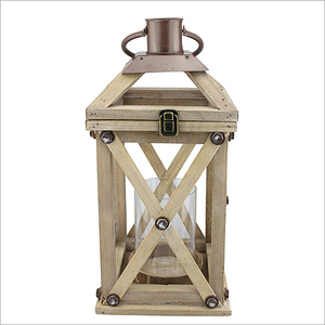 Home Decoration <b>Lantern</b> Jar Antique Candlestick Holder Wooden <b>Lantern</b> Candle Holder <b>Gold</b> Wholesale Manufacturer Supplier - Product Image 5