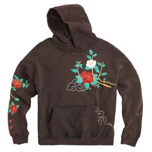 Derniers modèles de sweats à capuche brodés pour hommes, 100% coton, hiver, haute qualité, respirant, confortable, manches longues, pull-over, vente chaude - Product Image 1