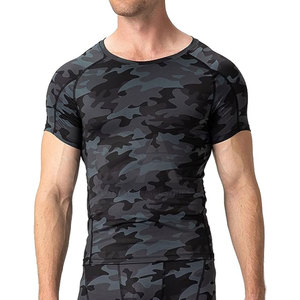 Venta Directa de Fábrica Camisetas de Compresión para Hombre al por Mayor Mejor Precio Camisetas de Compresión para Hombre Personalizadas - Product Image 2