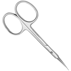 Ciseaux à ongles de haute qualité finition lame incurvée polonais Extra Fine lame incurvée en acier métallique ciseaux à cuticules pour ongles - Product Image 4