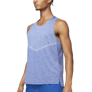 Camiseta sin mangas de entrenamiento informal para hombre más vendida, ropa activa de secado rápido de alta calidad, estilo de punto transpirable - Product Image 1