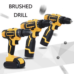 Juego de herramientas de taladro eléctrico con escobillas, destornillador, máquinas perforadoras, potente kit de herramientas de demolición, juego inalámbrico, taladro eléctrico con escobillas - Product Image 3