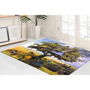 Alfombra con Diseño de Árbol Fantástico: Decoración Surrealista para el Hogar, Alfombra de Pasillo, Alfombra Suave No Tejida - Product Image 5