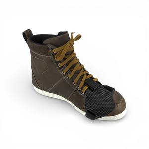 Universal S-Line Ankle <b>Height</b> Motorcycle <b>Shoe</b> Protector with Black Rubber <b>Insert</b> - Product Image 1